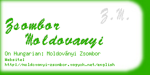 zsombor moldovanyi business card