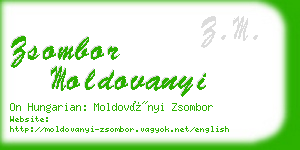 zsombor moldovanyi business card